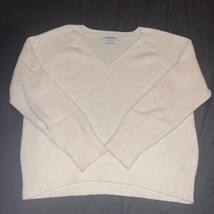 Medium Old Navy - Cream Long Sleeve Sweater